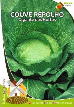 Couve Repolho Gigante das Hortas