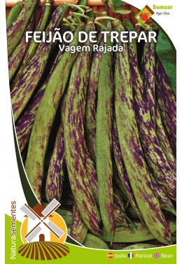 Feijão de Trepar Vagem Rajada 